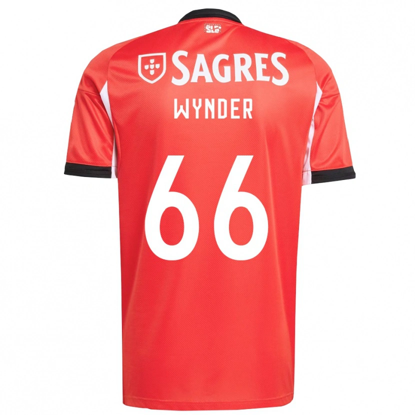 Danxen Męski Joshua Wynder #66 Czerwono-Biały Domowa Koszulka 2025/26 Koszulki Klubowe