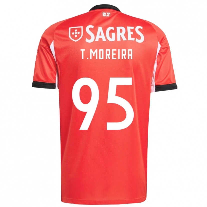 Danxen Męski Tomás Moreira #95 Czerwono-Biały Domowa Koszulka 2025/26 Koszulki Klubowe