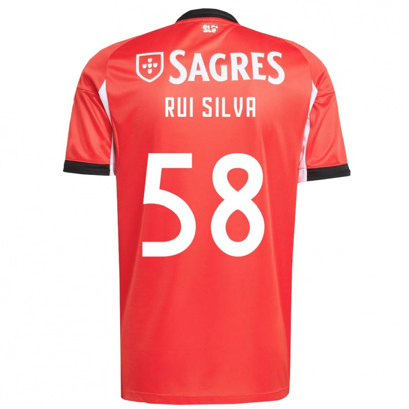 Danxen Męski Rui Silva #58 Czerwono-Biały Domowa Koszulka 2025/26 Koszulki Klubowe