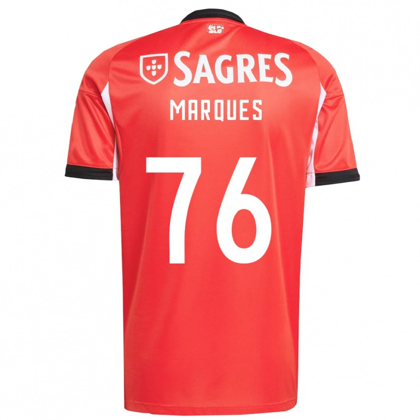 Danxen Męski Gustavo Marques #76 Czerwono-Biały Domowa Koszulka 2025/26 Koszulki Klubowe