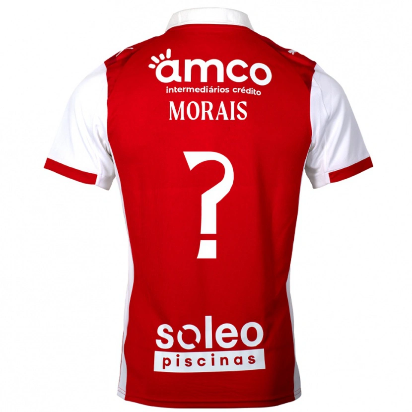 Danxen Męski Joao Morais #0 Czerwono-Biały Domowa Koszulka 2025/26 Koszulki Klubowe