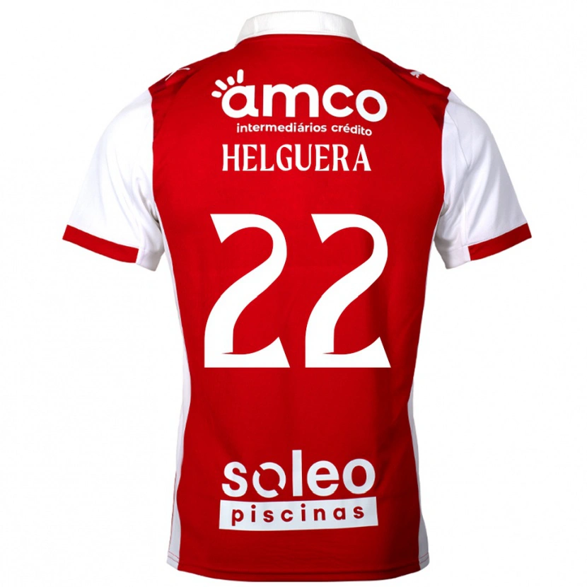 Danxen Męski Thiago Helguera #22 Czerwono-Biały Domowa Koszulka 2025/26 Koszulki Klubowe