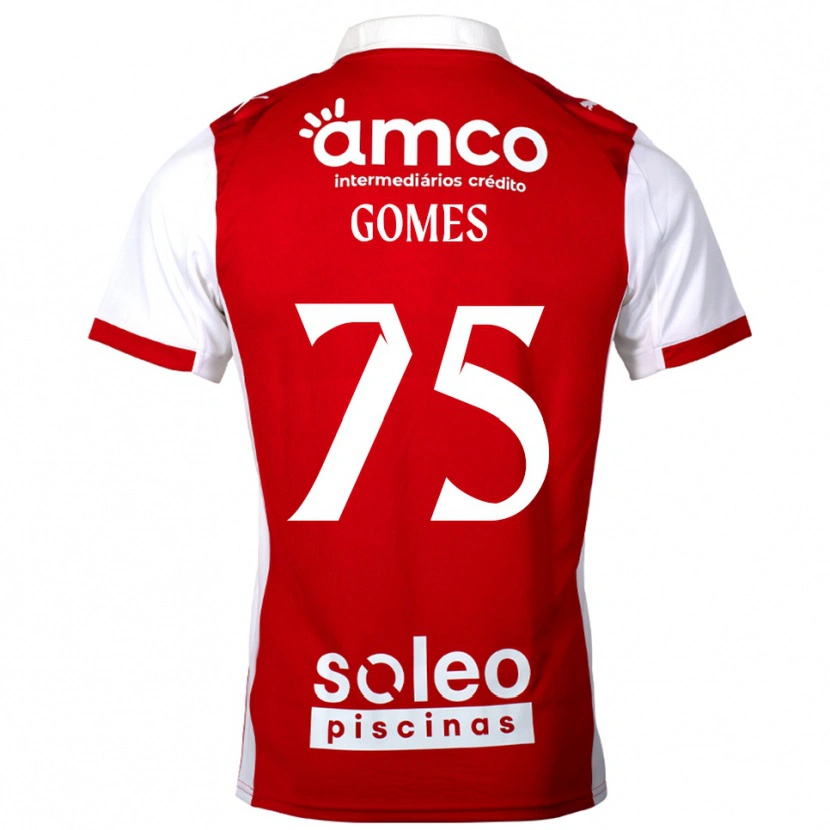 Danxen Męski Tomás Müller #75 Czerwono-Biały Domowa Koszulka 2025/26 Koszulki Klubowe