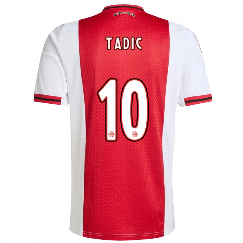 Danxen Męski Dusan Tadic #10 Czerwono-Biały Domowa Koszulka 2025/26 Koszulki Klubowe