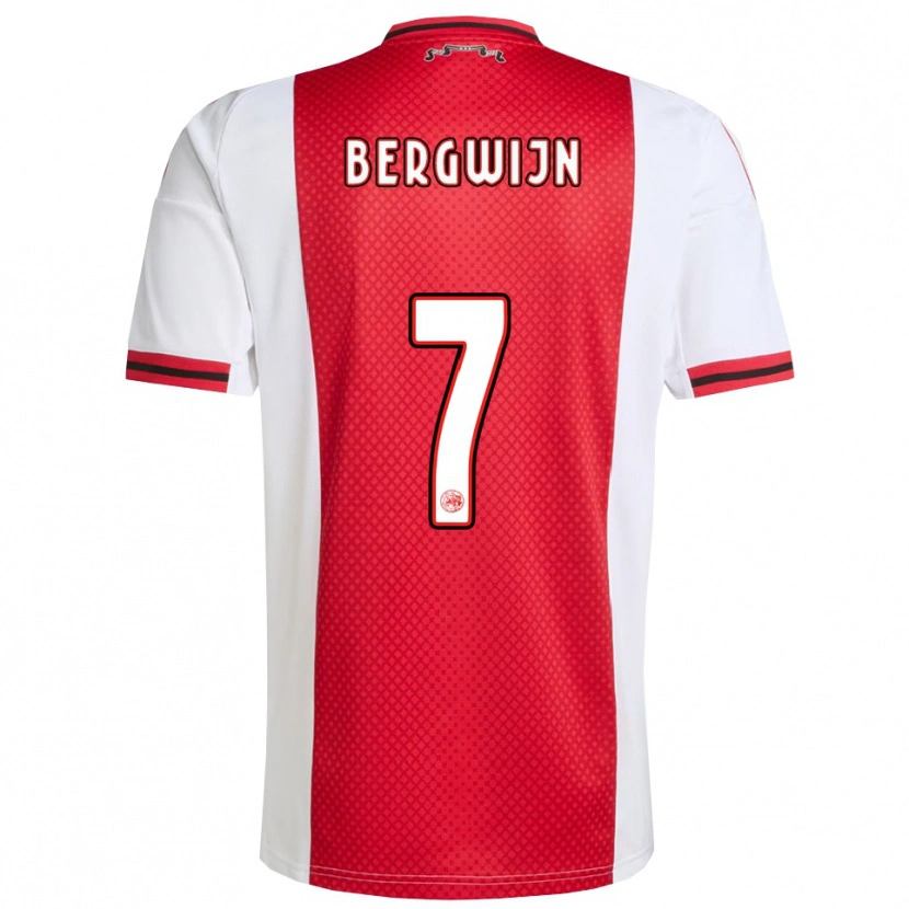 Danxen Męski Steven Bergwijn #7 Czerwono-Biały Domowa Koszulka 2025/26 Koszulki Klubowe