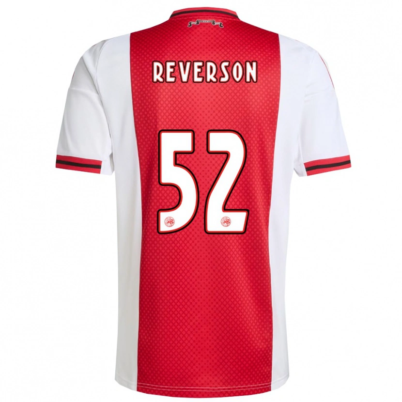 Danxen Męski Paul Reverson #52 Czerwono-Biały Domowa Koszulka 2025/26 Koszulki Klubowe