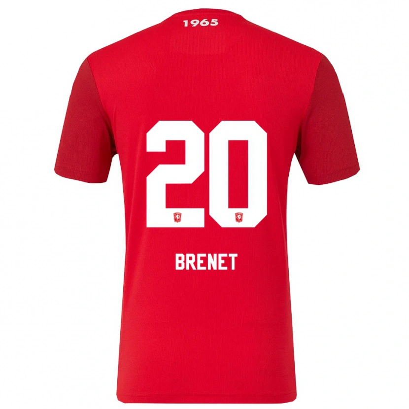 Danxen Męski Joshua Brenet #20 Czerwono-Biały Domowa Koszulka 2025/26 Koszulki Klubowe