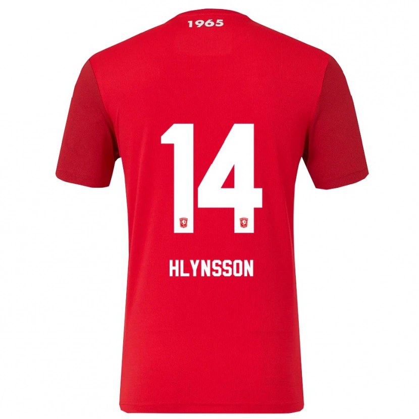 Danxen Męski Kristian Hlynsson #14 Czerwono-Biały Domowa Koszulka 2025/26 Koszulki Klubowe