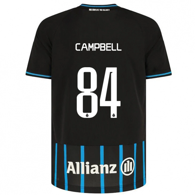 Danxen Męski Shandre Campbell #84 Czarno-Niebieski Domowa Koszulka 2025/26 Koszulki Klubowe