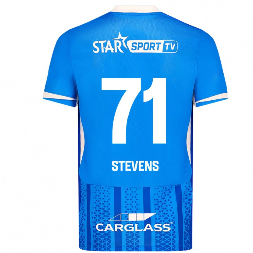 Danxen Męski Brent Stevens #71 Niebiesko-Biały Domowa Koszulka 2025/26 Koszulki Klubowe