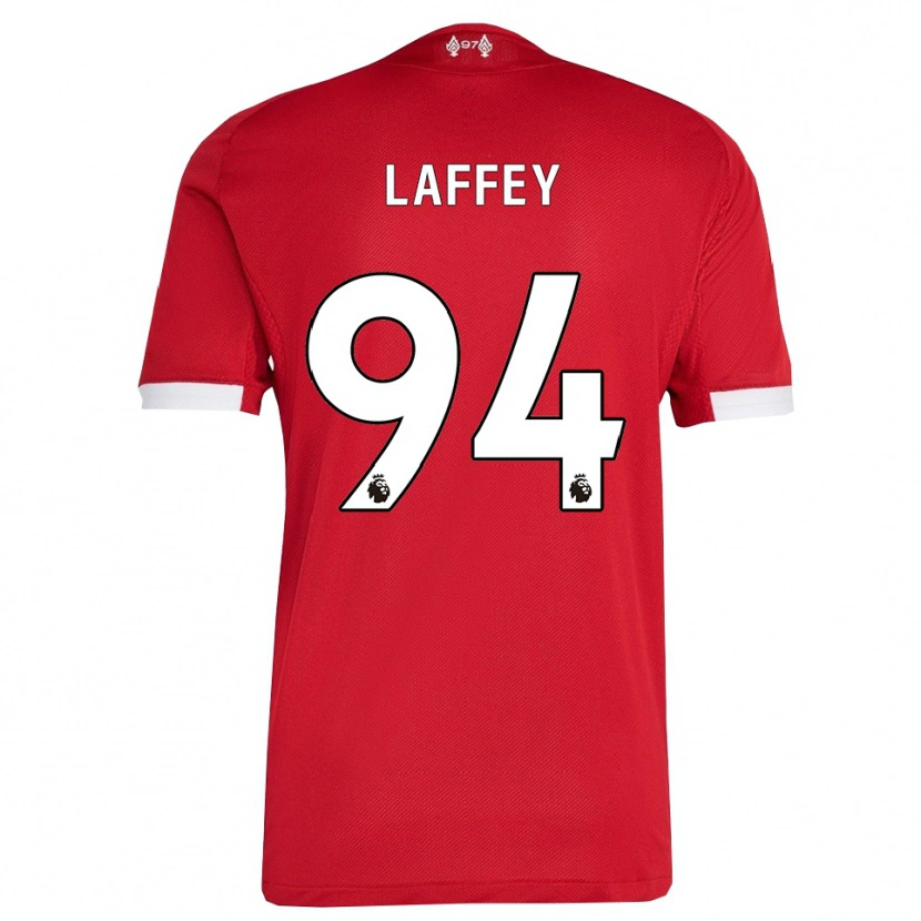 Danxen Męski Michael Laffey #94 Czerwono-Biały Domowa Koszulka 2025/26 Koszulki Klubowe