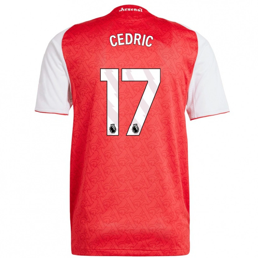 Danxen Męski Cedric Soares #17 Czerwono-Biały Domowa Koszulka 2025/26 Koszulki Klubowe