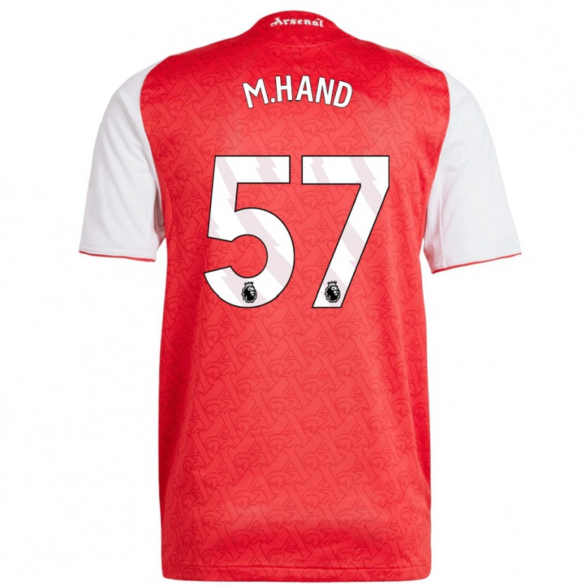 Danxen Męski Ismail Oulad M'hand #57 Czerwono-Biały Domowa Koszulka 2025/26 Koszulki Klubowe