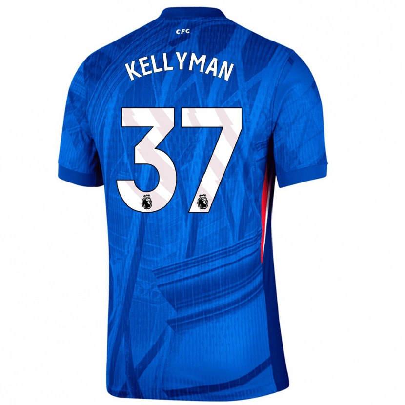 Danxen Męski Omari Kellyman #37 Niebiesko-Biały Domowa Koszulka 2025/26 Koszulki Klubowe