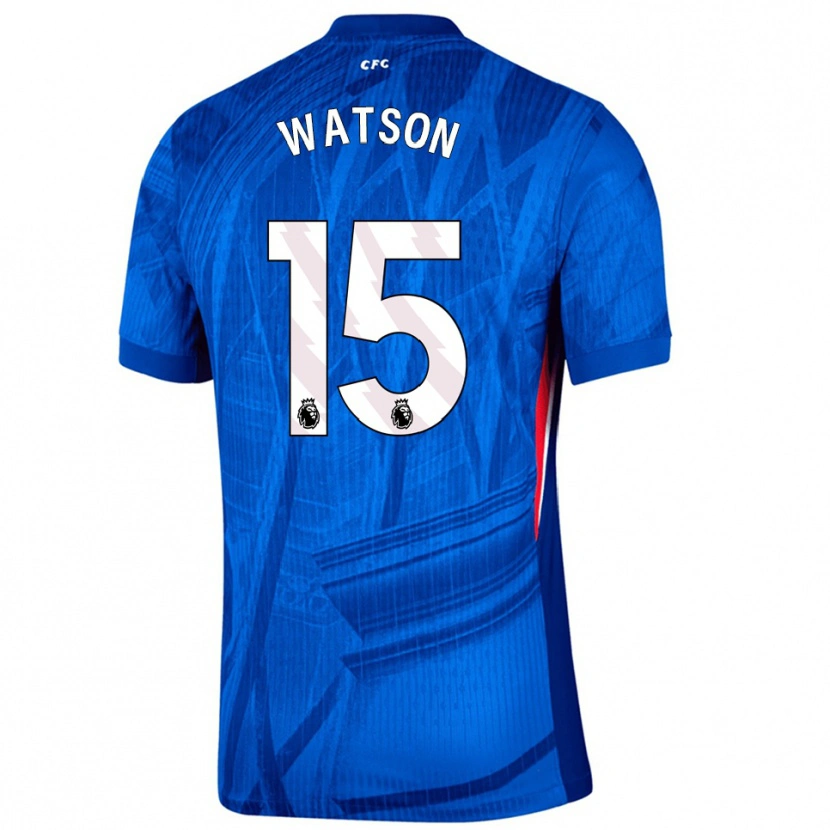 Danxen Męski Reggie Watson #15 Niebiesko-Biały Domowa Koszulka 2025/26 Koszulki Klubowe