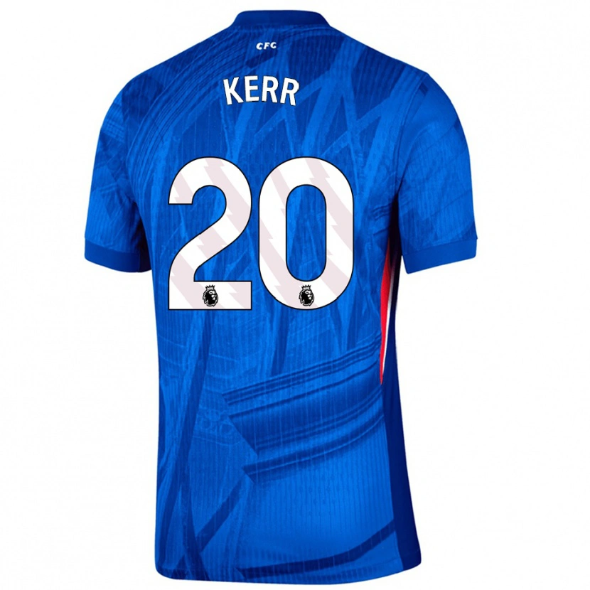 Danxen Męski Sam Kerr #20 Niebiesko-Biały Domowa Koszulka 2025/26 Koszulki Klubowe