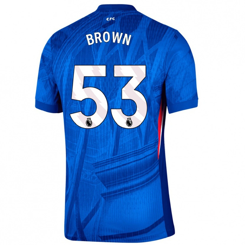 Danxen Męski Lola Brown #53 Niebiesko-Biały Domowa Koszulka 2025/26 Koszulki Klubowe