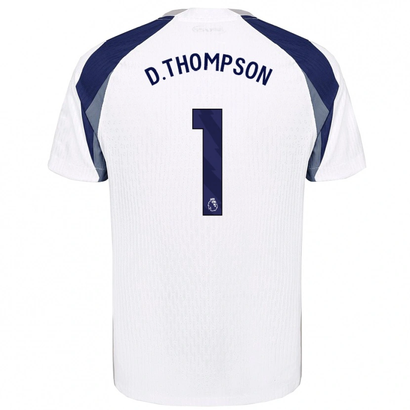 Danxen Męski Dylan Thompson #1 Biało-Granatowy Domowa Koszulka 2025/26 Koszulki Klubowe