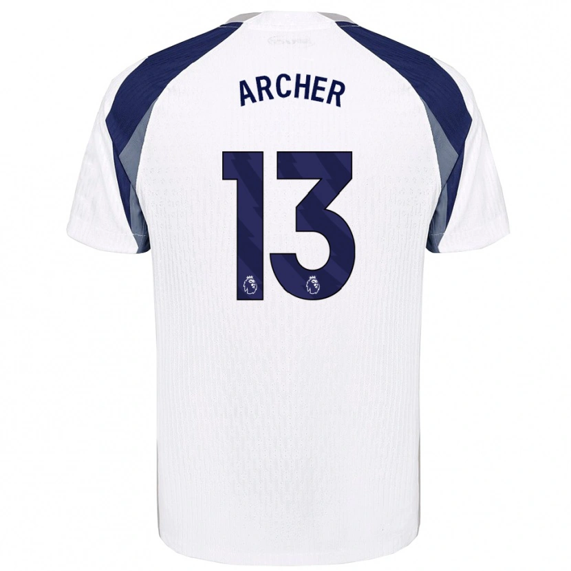 Danxen Męski Samual Archer #13 Biało-Granatowy Domowa Koszulka 2025/26 Koszulki Klubowe