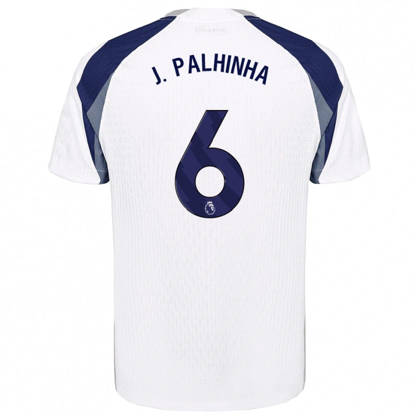 Danxen Męski João Palhinha #6 Biało-Granatowy Domowa Koszulka 2025/26 Koszulki Klubowe