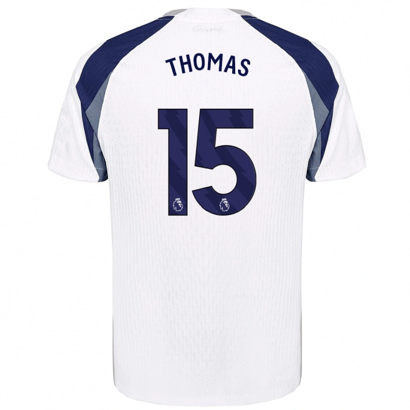 Danxen Męski Cameron Thomas #15 Biało-Granatowy Domowa Koszulka 2025/26 Koszulki Klubowe