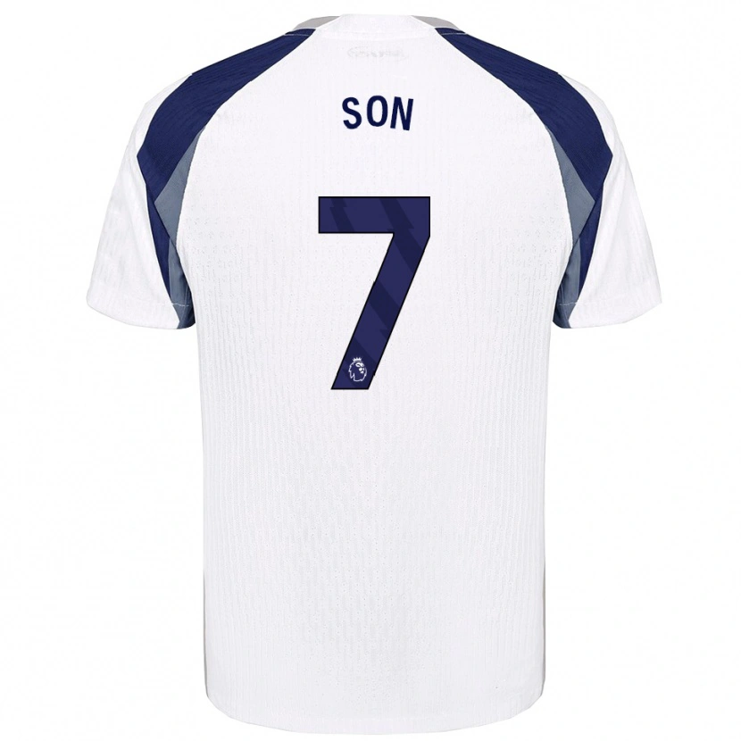 Danxen Męski Heung-Min Son #7 Biało-Granatowy Domowa Koszulka 2025/26 Koszulki Klubowe
