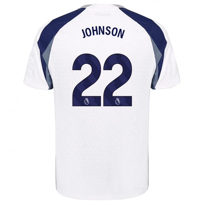 Danxen Męski Brennan Johnson #22 Biało-Granatowy Domowa Koszulka 2025/26 Koszulki Klubowe