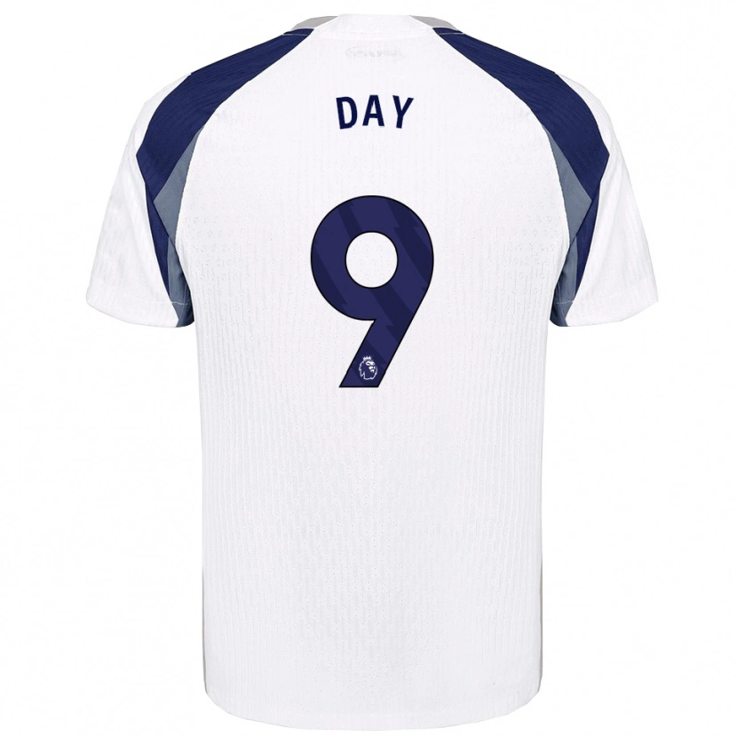 Danxen Męski Frankie Day #9 Biało-Granatowy Domowa Koszulka 2025/26 Koszulki Klubowe