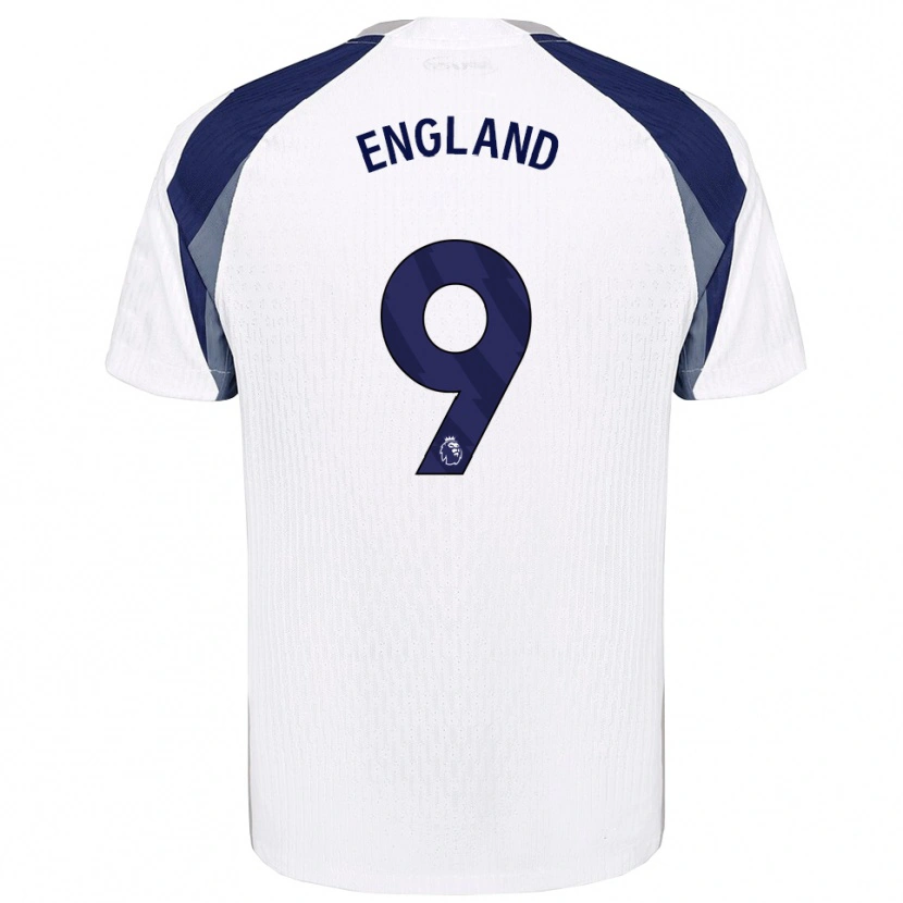 Danxen Męski Bethany England #9 Biało-Granatowy Domowa Koszulka 2025/26 Koszulki Klubowe