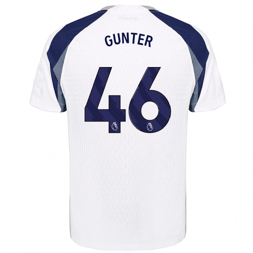 Danxen Męski Luca Gunter #46 Biało-Granatowy Domowa Koszulka 2025/26 Koszulki Klubowe