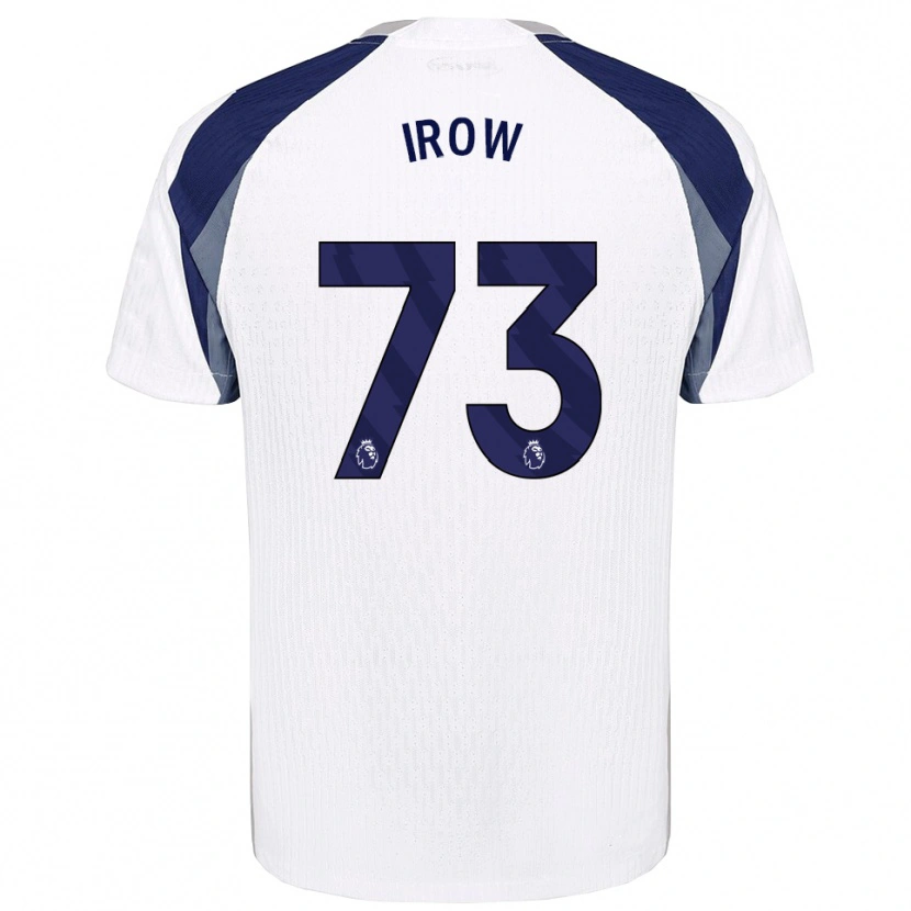 Danxen Męski Oliver Irow #73 Biało-Granatowy Domowa Koszulka 2025/26 Koszulki Klubowe
