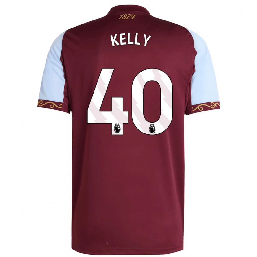 Danxen Męski Soffia Kelly #40 Burgundowo-Błękitny Domowa Koszulka 2025/26 Koszulki Klubowe