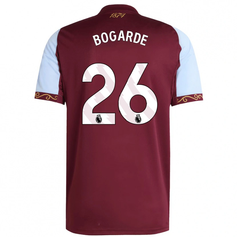 Danxen Męski Lamare Bogarde #26 Burgundowo-Błękitny Domowa Koszulka 2025/26 Koszulki Klubowe