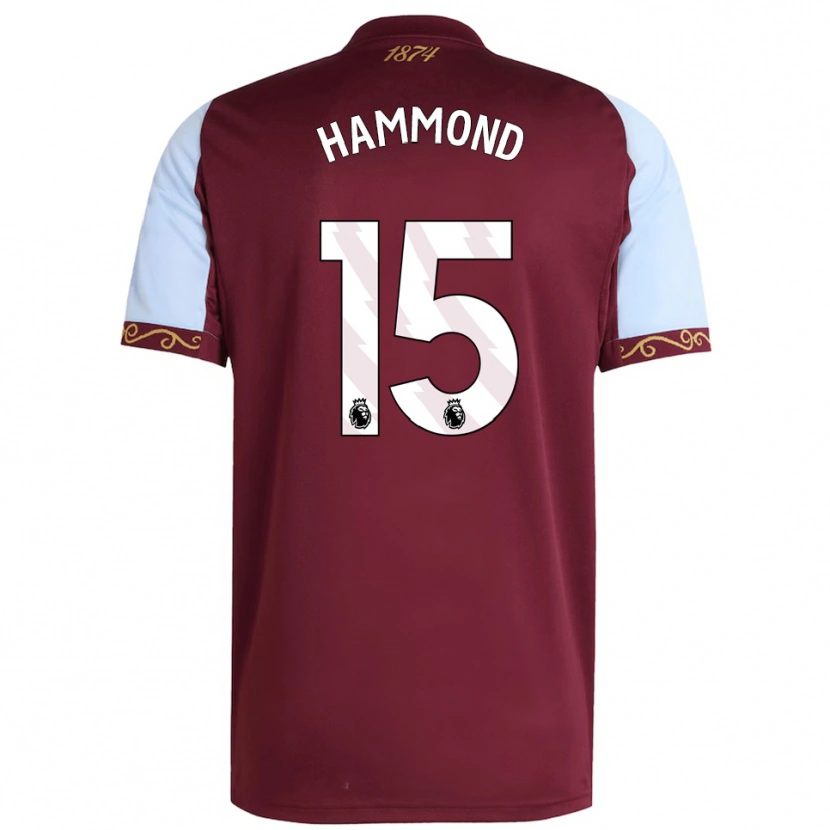 Danxen Męski Rio Hammond #15 Burgundowo-Błękitny Domowa Koszulka 2025/26 Koszulki Klubowe