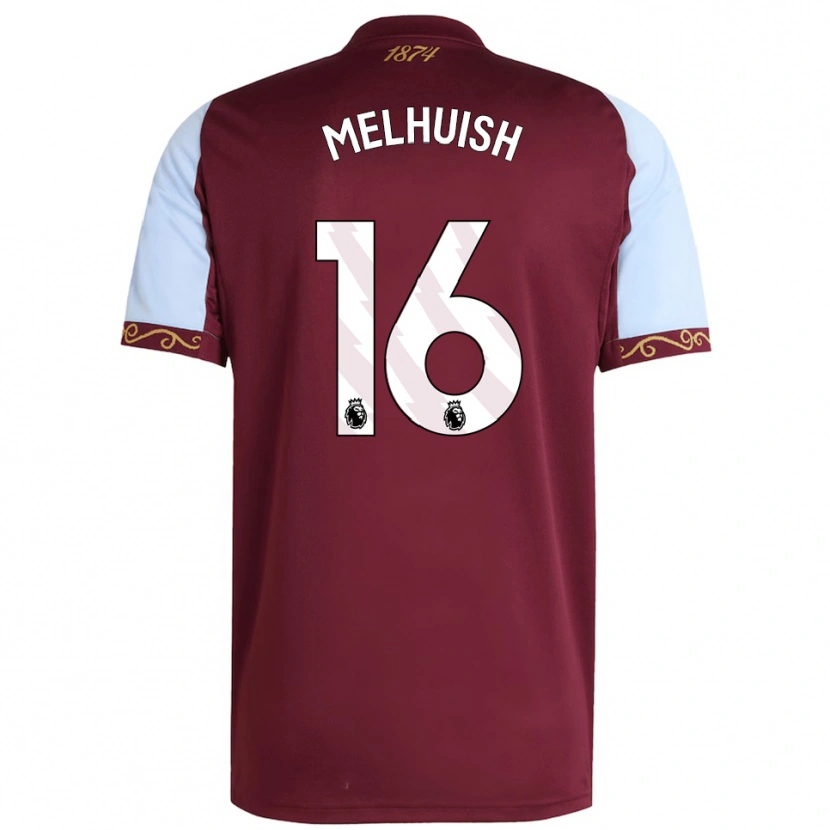 Danxen Męski Lennon Melhuish #16 Burgundowo-Błękitny Domowa Koszulka 2025/26 Koszulki Klubowe
