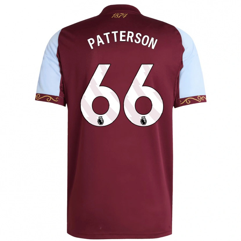Danxen Męski Travis Patterson #66 Burgundowo-Błękitny Domowa Koszulka 2025/26 Koszulki Klubowe