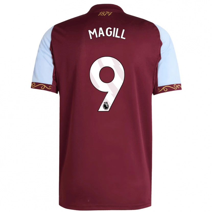 Danxen Męski Simone Magill #9 Burgundowo-Błękitny Domowa Koszulka 2025/26 Koszulki Klubowe