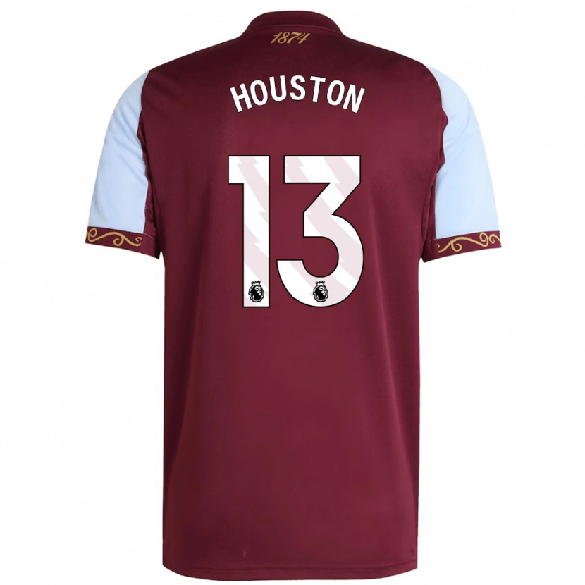 Danxen Męski Theo Houston #13 Burgundowo-Błękitny Domowa Koszulka 2025/26 Koszulki Klubowe