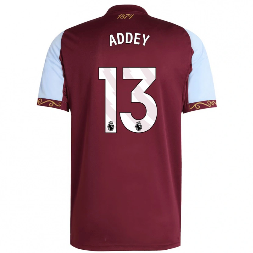 Danxen Męski Farid Addey #13 Burgundowo-Błękitny Domowa Koszulka 2025/26 Koszulki Klubowe