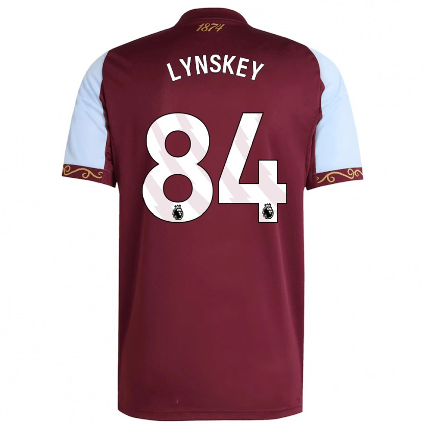 Danxen Męski Alfie Lynskey #84 Burgundowo-Błękitny Domowa Koszulka 2025/26 Koszulki Klubowe