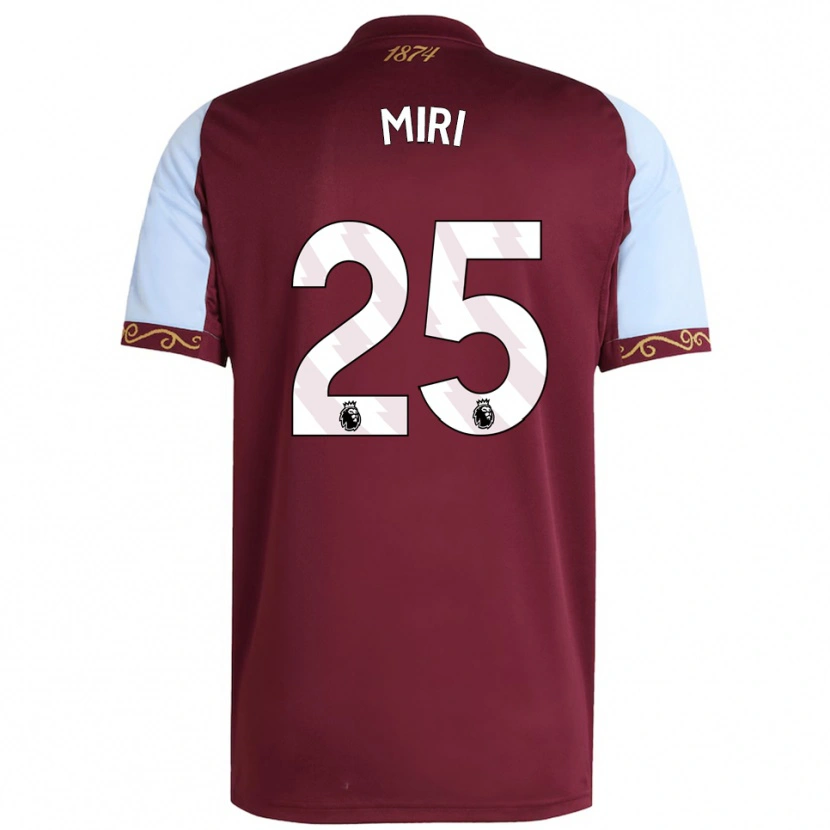 Danxen Męski Miri Taylor #25 Burgundowo-Błękitny Domowa Koszulka 2025/26 Koszulki Klubowe
