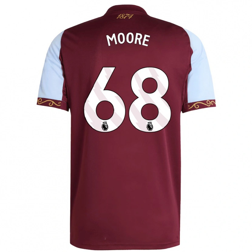 Danxen Męski Kobei Moore #68 Burgundowo-Błękitny Domowa Koszulka 2025/26 Koszulki Klubowe