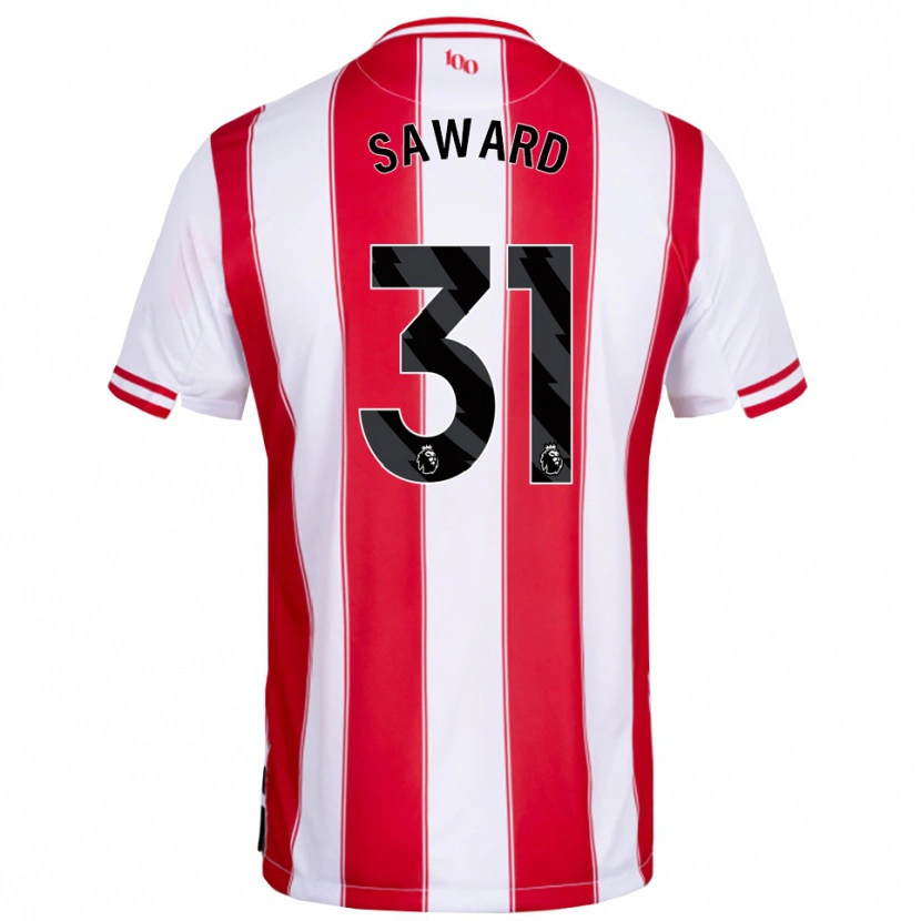 Danxen Męski Sammie Saward #31 Czerwono-Biały Domowa Koszulka 2025/26 Koszulki Klubowe