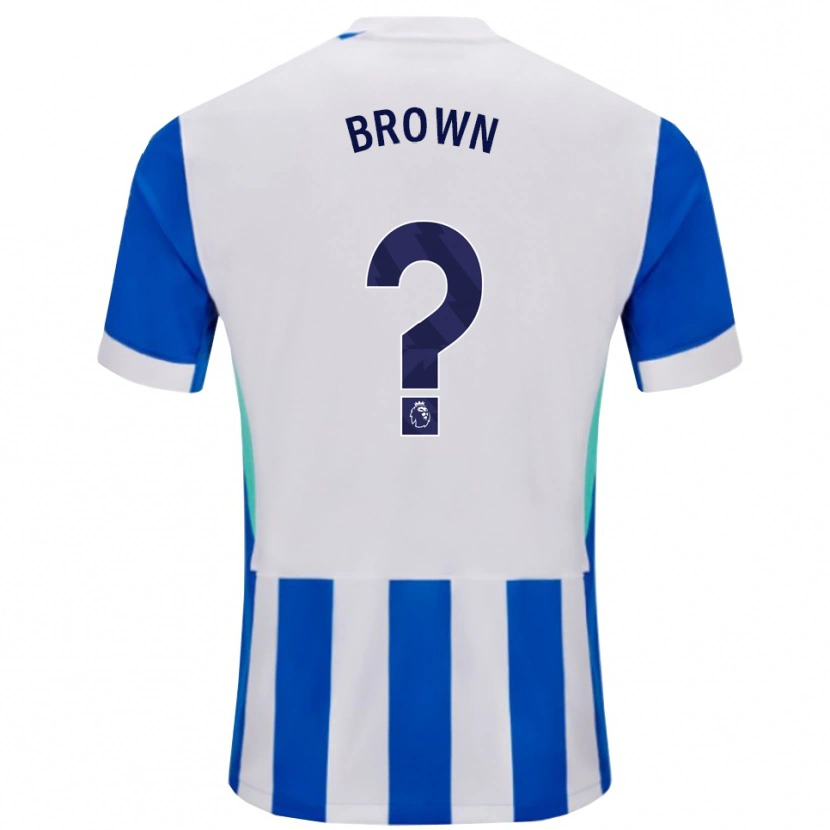 Danxen Męski Harrison Brown #0 Niebiesko-Biały Domowa Koszulka 2025/26 Koszulki Klubowe