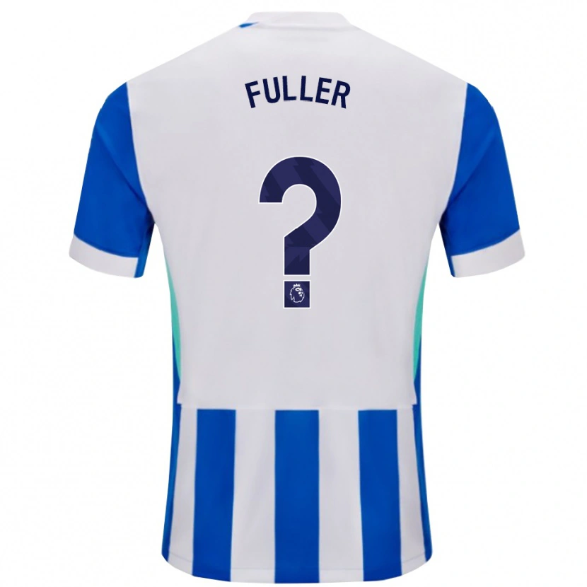Danxen Męski Jaydon Fuller #0 Niebiesko-Biały Domowa Koszulka 2025/26 Koszulki Klubowe