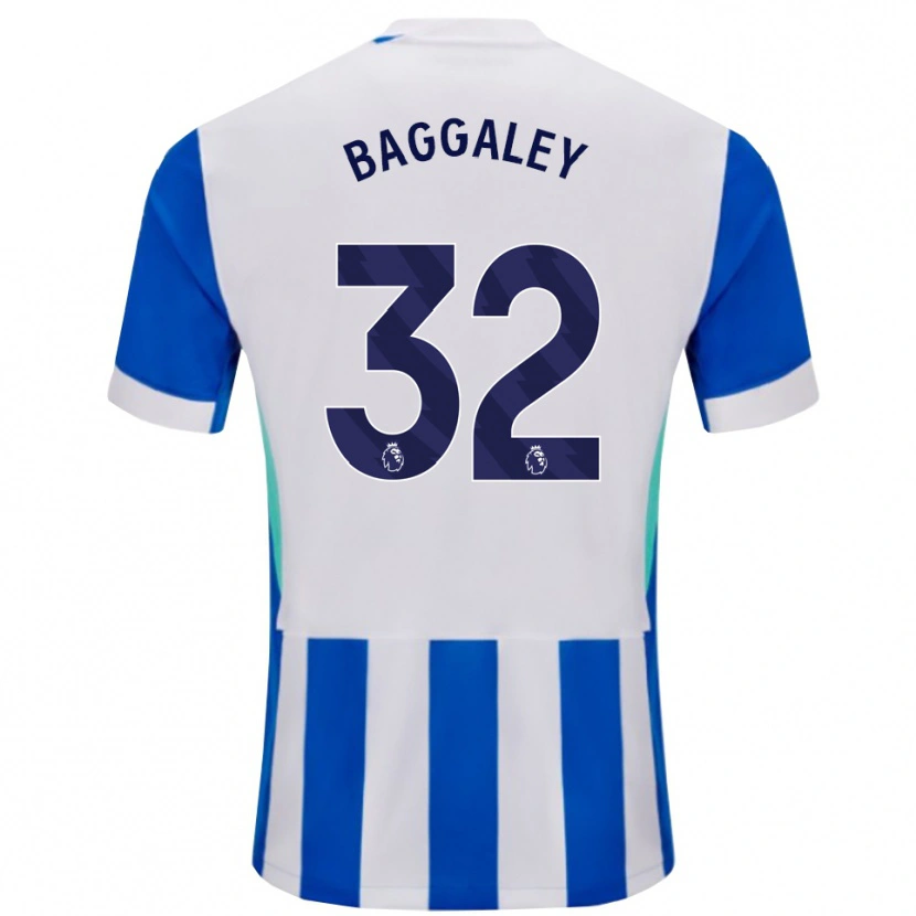Danxen Męski Sophie Baggaley #32 Niebiesko-Biały Domowa Koszulka 2025/26 Koszulki Klubowe