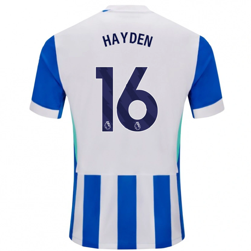 Danxen Męski Matthew Hayden #16 Niebiesko-Biały Domowa Koszulka 2025/26 Koszulki Klubowe