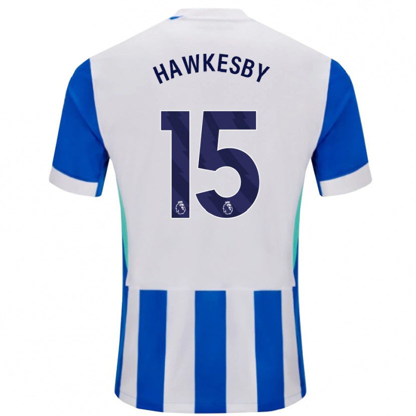 Danxen Męski Mackenzie Hawkesby #15 Niebiesko-Biały Domowa Koszulka 2025/26 Koszulki Klubowe