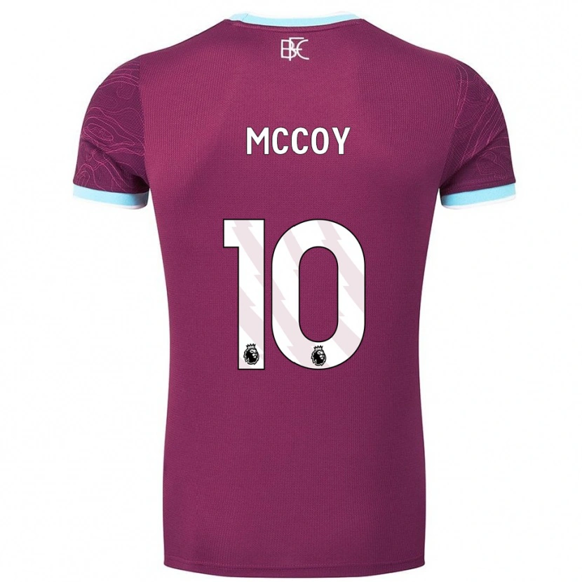 Danxen Męski Adam Mccoy #10 Burgundowo-Błękitny Domowa Koszulka 2025/26 Koszulki Klubowe