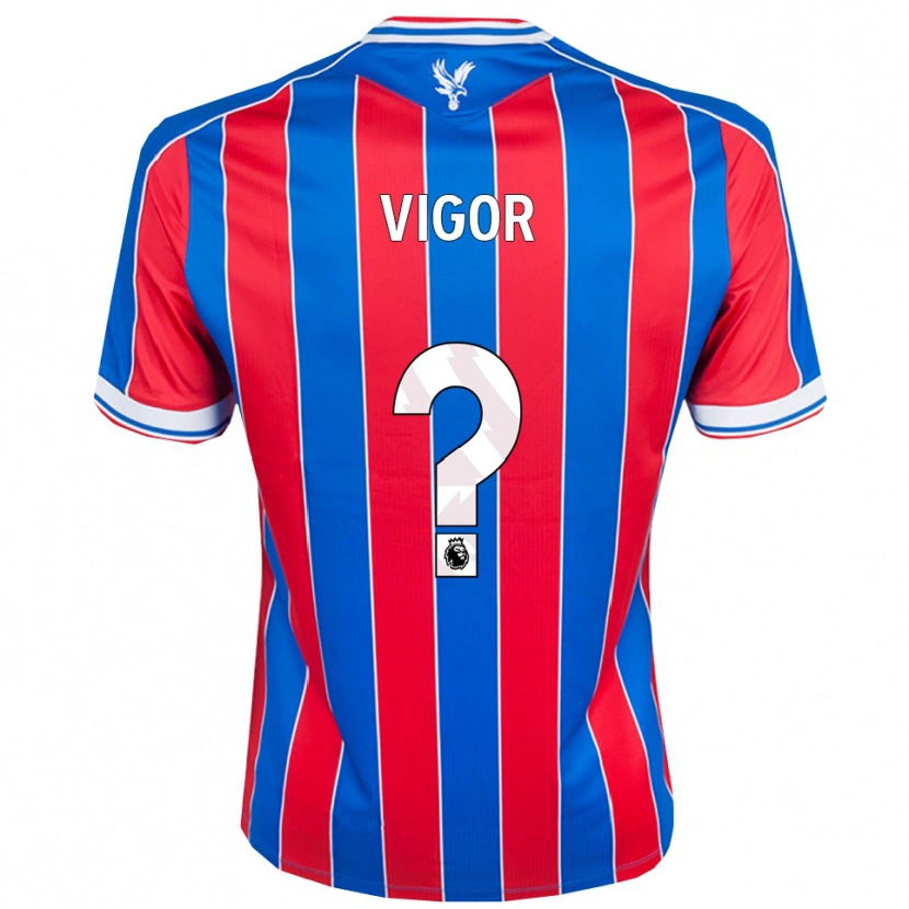 Danxen Męski Matthew Vigor #0 Niebiesko-Czerwono-Biały Domowa Koszulka 2025/26 Koszulki Klubowe